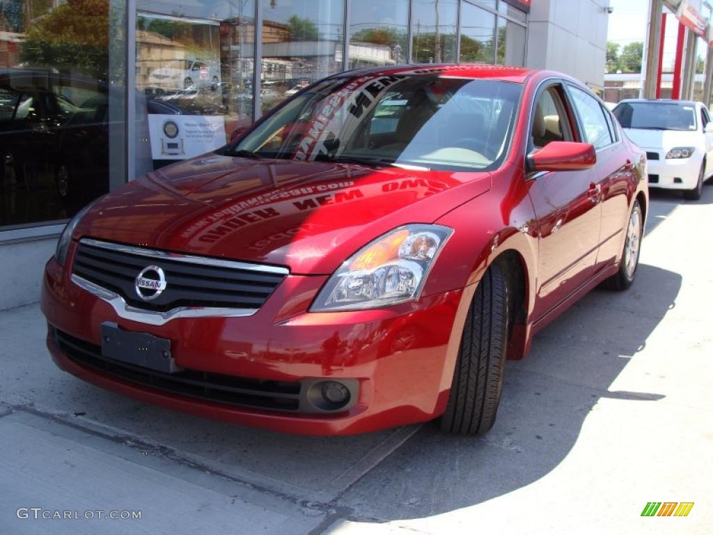 2007 Altima 2.5 S - Sonoma Sunset Metallic / Blond photo #3