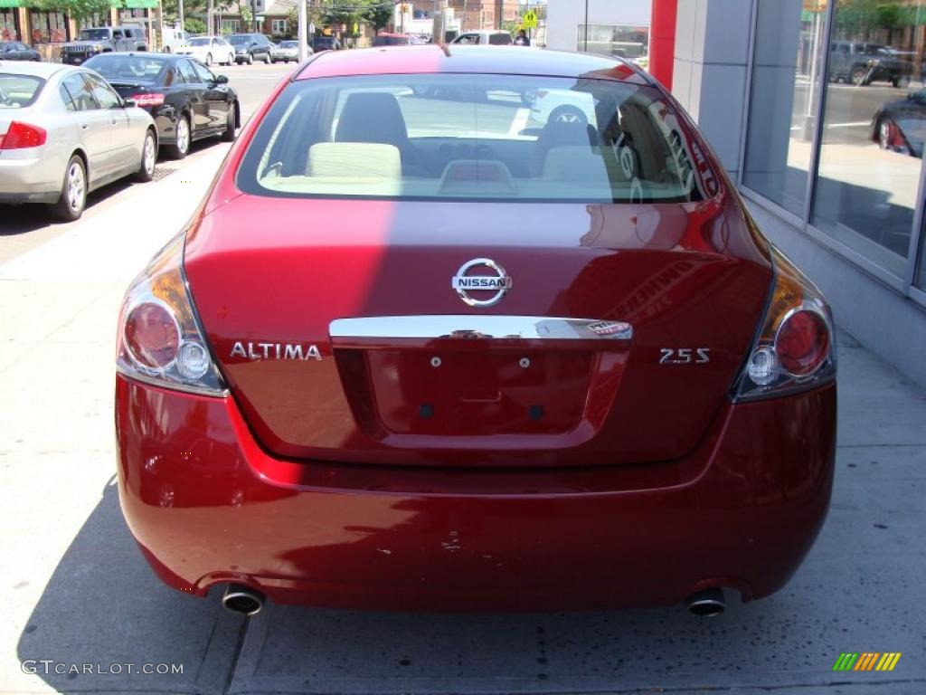 2007 Altima 2.5 S - Sonoma Sunset Metallic / Blond photo #5