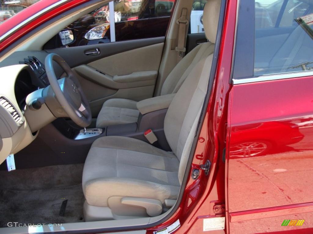 2007 Altima 2.5 S - Sonoma Sunset Metallic / Blond photo #11