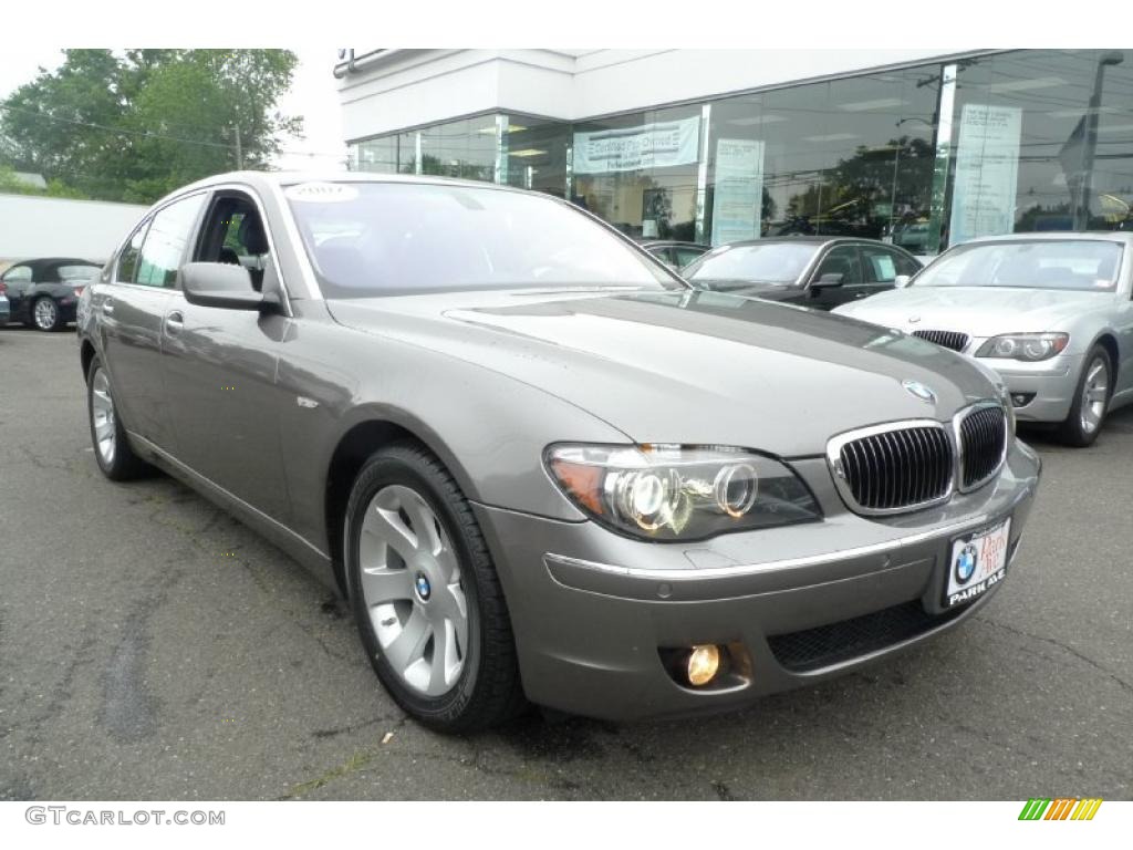 2007 7 Series 750Li Sedan - Sterling Grey Metallic / Black photo #1