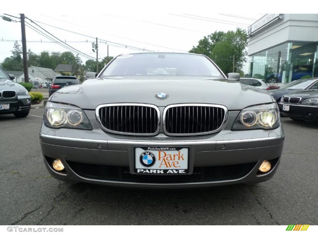 2007 7 Series 750Li Sedan - Sterling Grey Metallic / Black photo #3