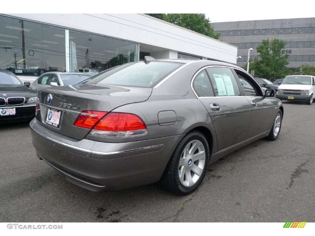 2007 7 Series 750Li Sedan - Sterling Grey Metallic / Black photo #4