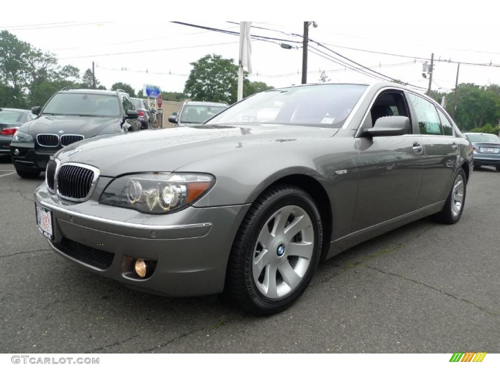 2007 7 Series 750Li Sedan - Sterling Grey Metallic / Black photo #5