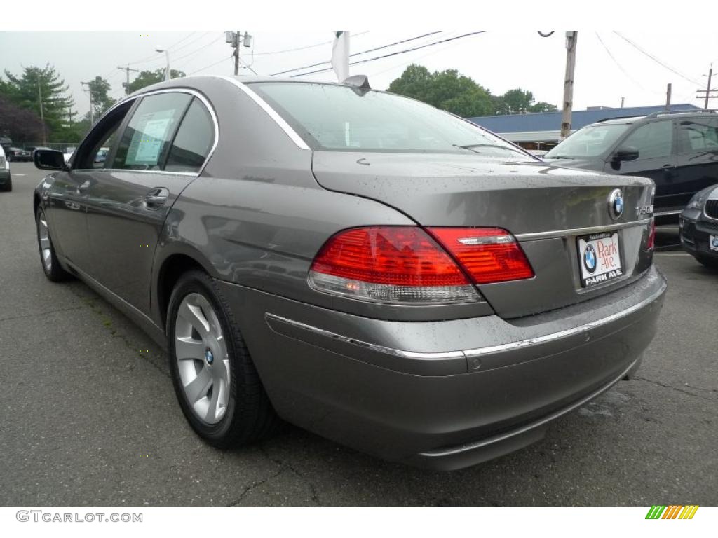 2007 7 Series 750Li Sedan - Sterling Grey Metallic / Black photo #6