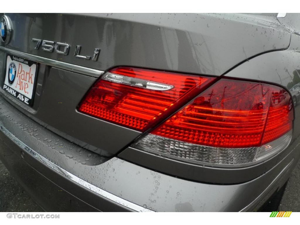 2007 7 Series 750Li Sedan - Sterling Grey Metallic / Black photo #9