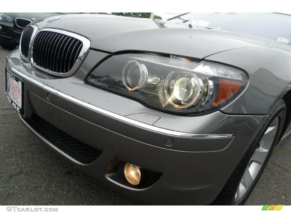 2007 7 Series 750Li Sedan - Sterling Grey Metallic / Black photo #10