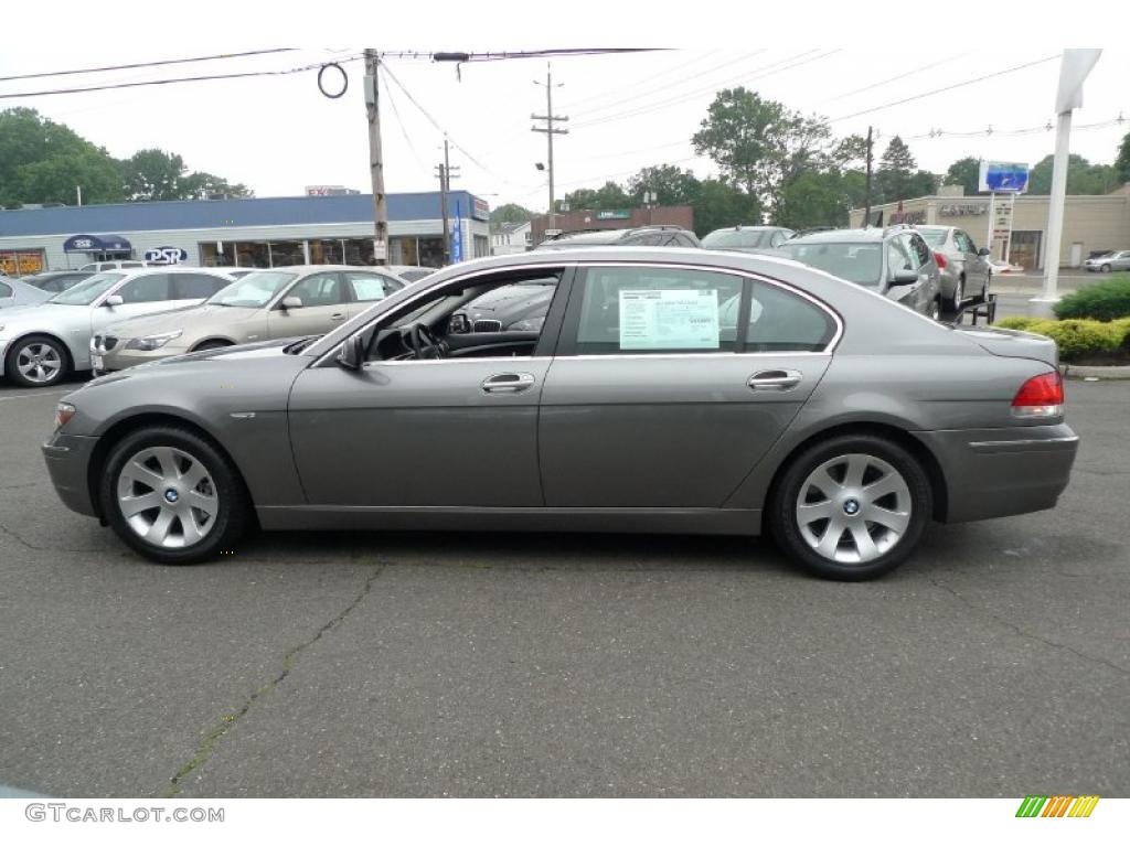 2007 7 Series 750Li Sedan - Sterling Grey Metallic / Black photo #14