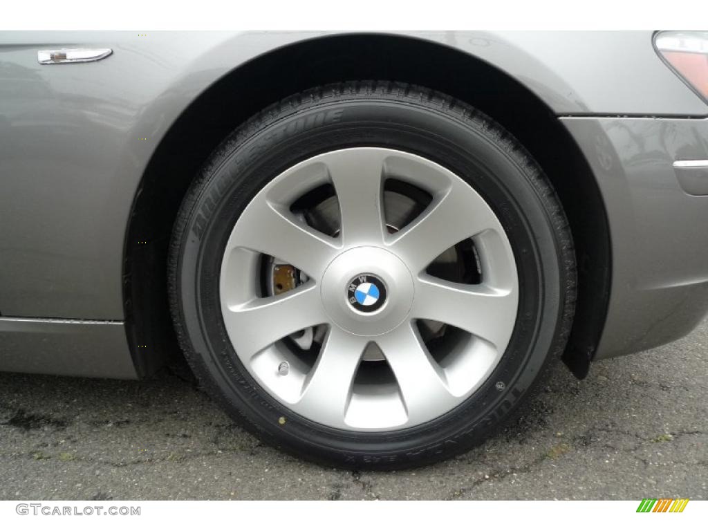 2007 7 Series 750Li Sedan - Sterling Grey Metallic / Black photo #17