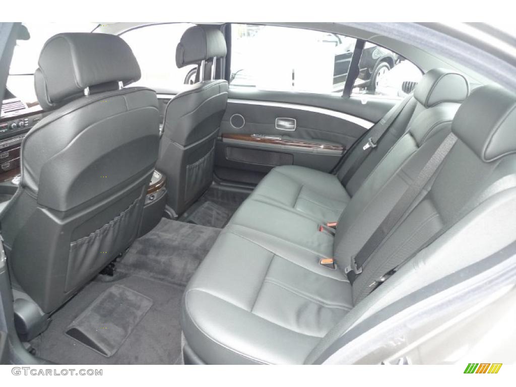 2007 7 Series 750Li Sedan - Sterling Grey Metallic / Black photo #28