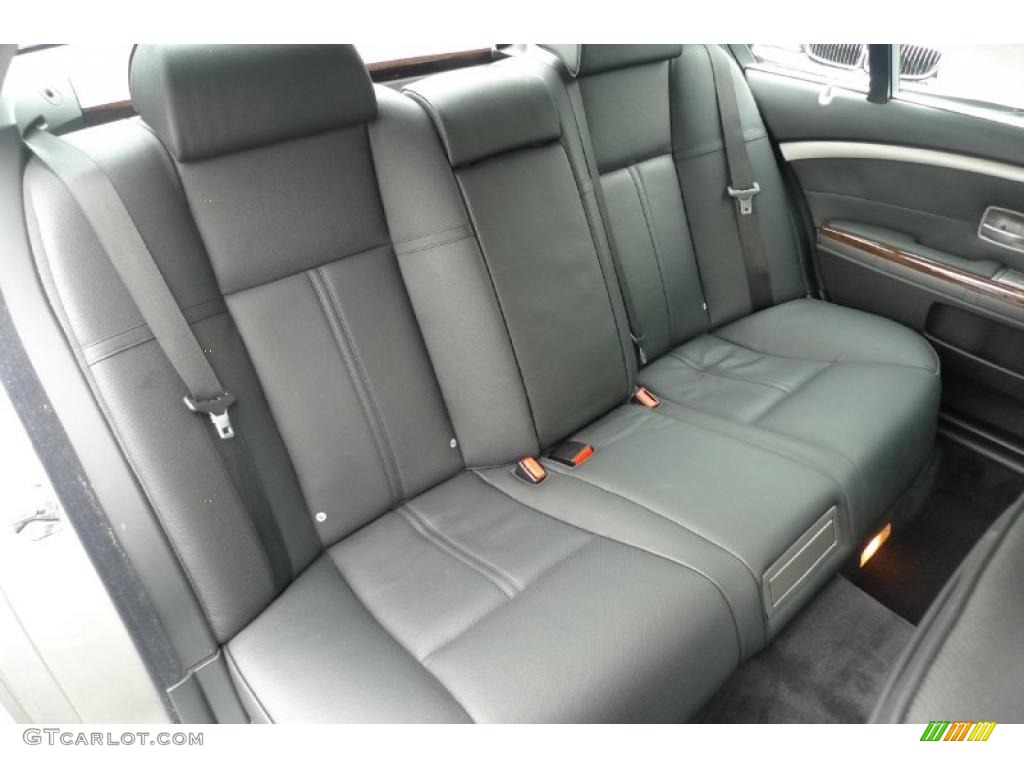 2007 7 Series 750Li Sedan - Sterling Grey Metallic / Black photo #30