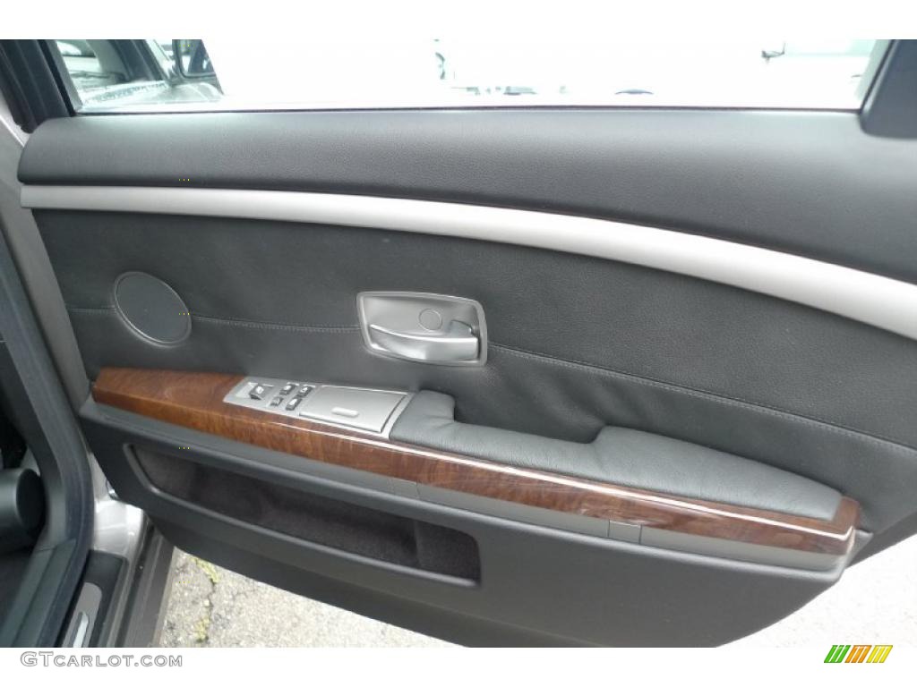 2007 7 Series 750Li Sedan - Sterling Grey Metallic / Black photo #31