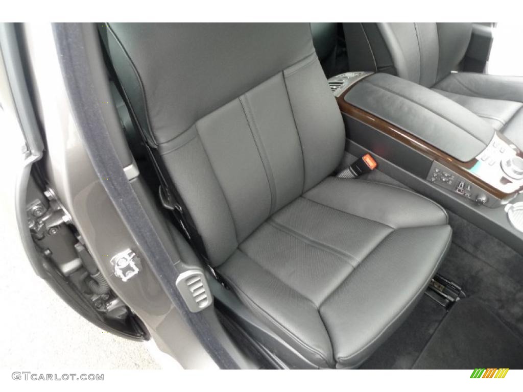 2007 7 Series 750Li Sedan - Sterling Grey Metallic / Black photo #34