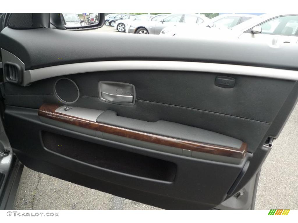 2007 7 Series 750Li Sedan - Sterling Grey Metallic / Black photo #37