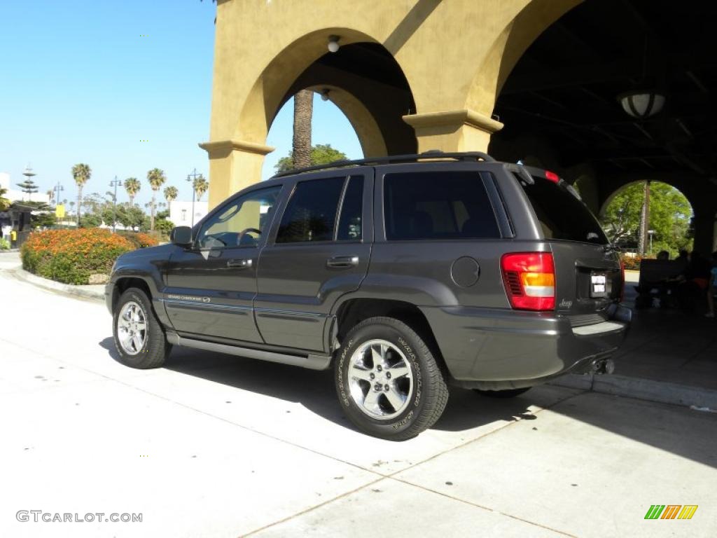 2004 Grand Cherokee Overland 4x4 - Graphite Metallic / Dark Slate Gray photo #3