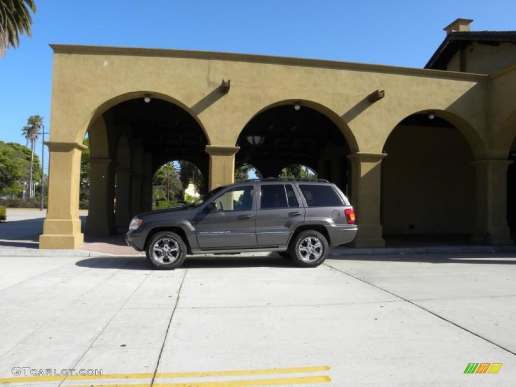 2004 Grand Cherokee Overland 4x4 - Graphite Metallic / Dark Slate Gray photo #4