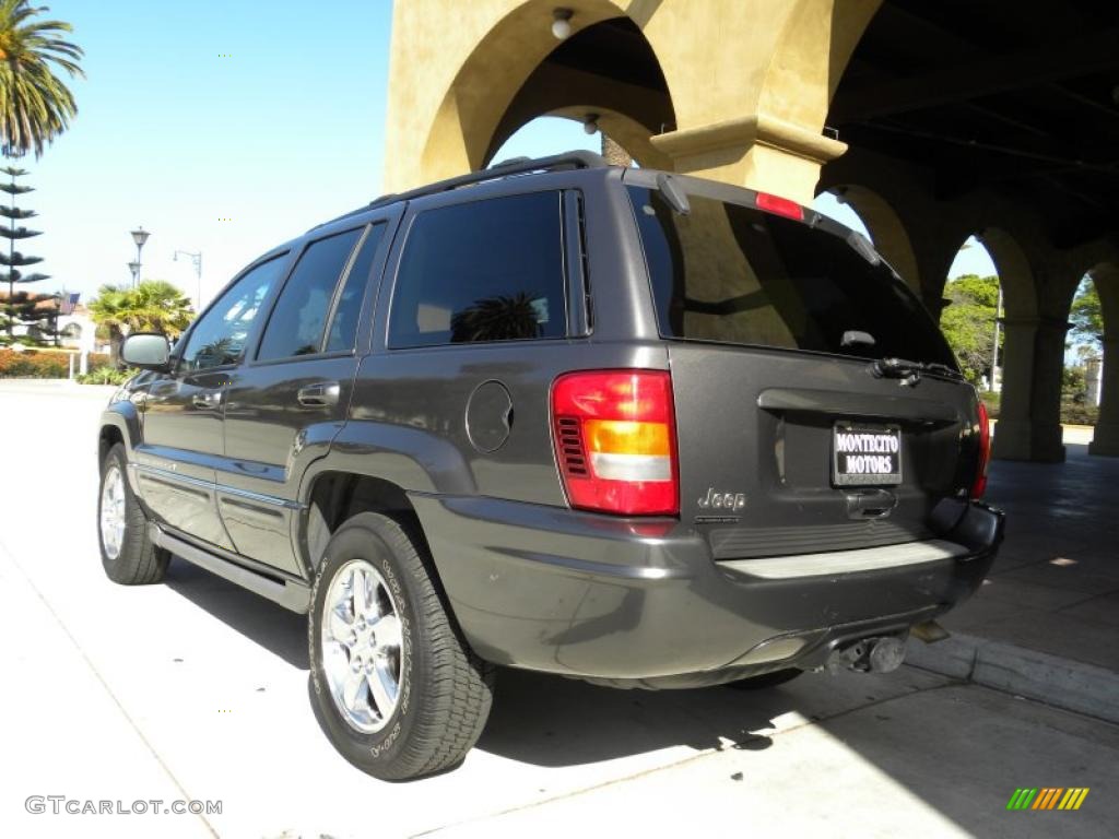 2004 Grand Cherokee Overland 4x4 - Graphite Metallic / Dark Slate Gray photo #5