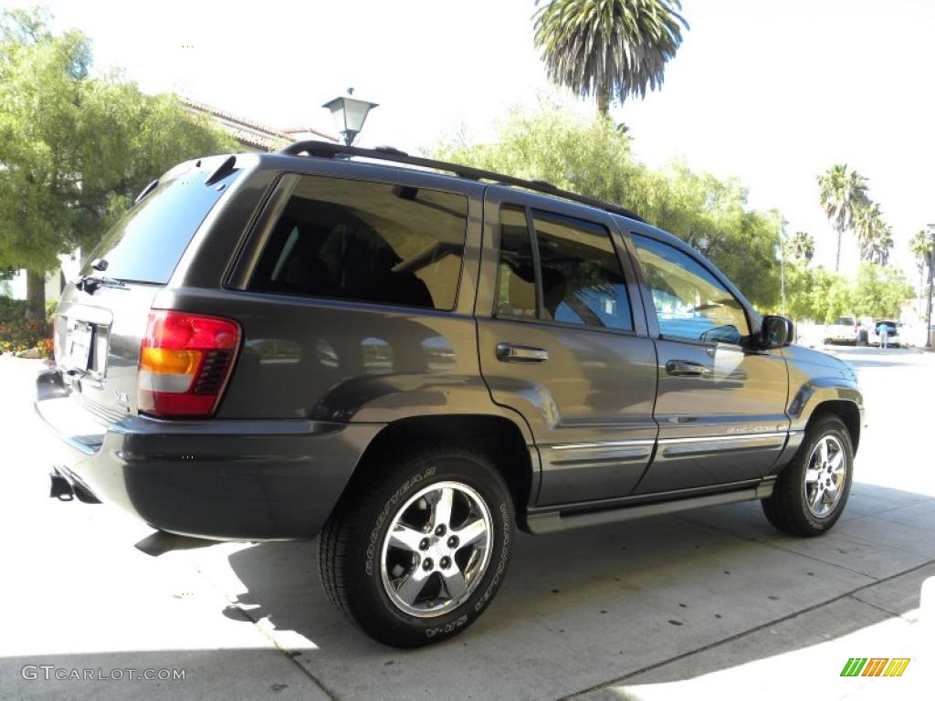 2004 Grand Cherokee Overland 4x4 - Graphite Metallic / Dark Slate Gray photo #6