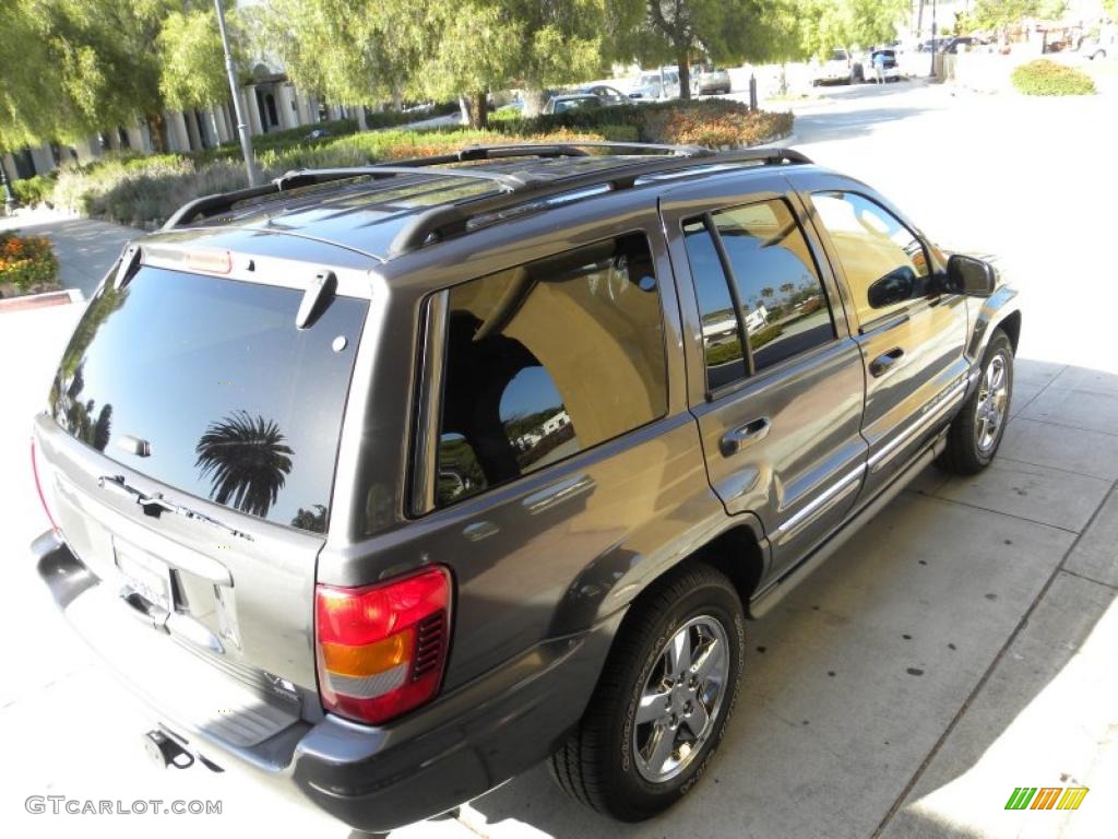 2004 Grand Cherokee Overland 4x4 - Graphite Metallic / Dark Slate Gray photo #7
