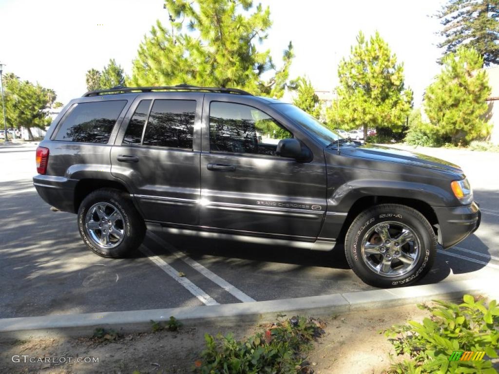 2004 Grand Cherokee Overland 4x4 - Graphite Metallic / Dark Slate Gray photo #9