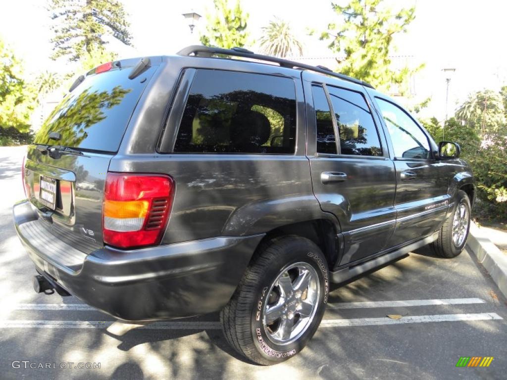 2004 Grand Cherokee Overland 4x4 - Graphite Metallic / Dark Slate Gray photo #11