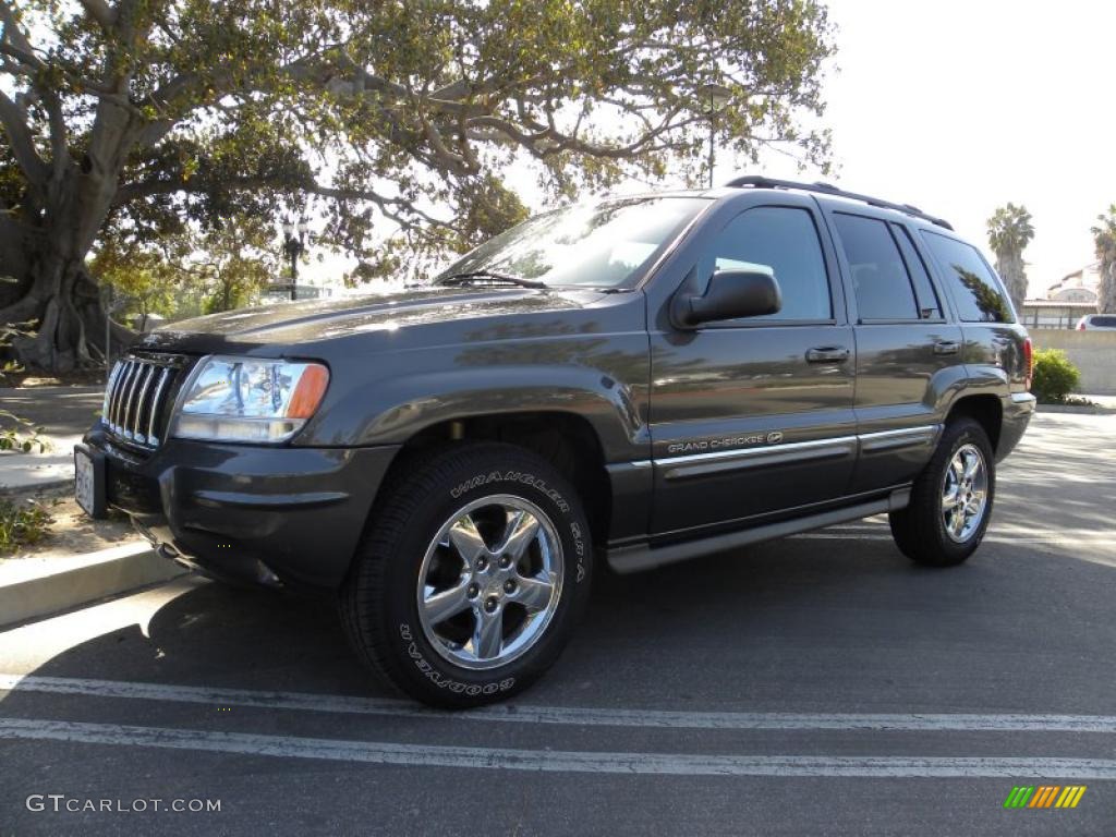 2004 Grand Cherokee Overland 4x4 - Graphite Metallic / Dark Slate Gray photo #13