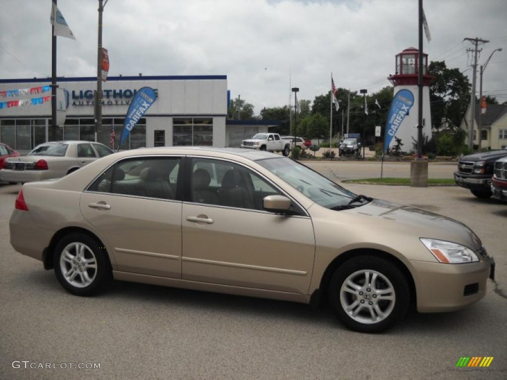 2006 Accord EX Sedan - Desert Mist Metallic / Ivory photo #1