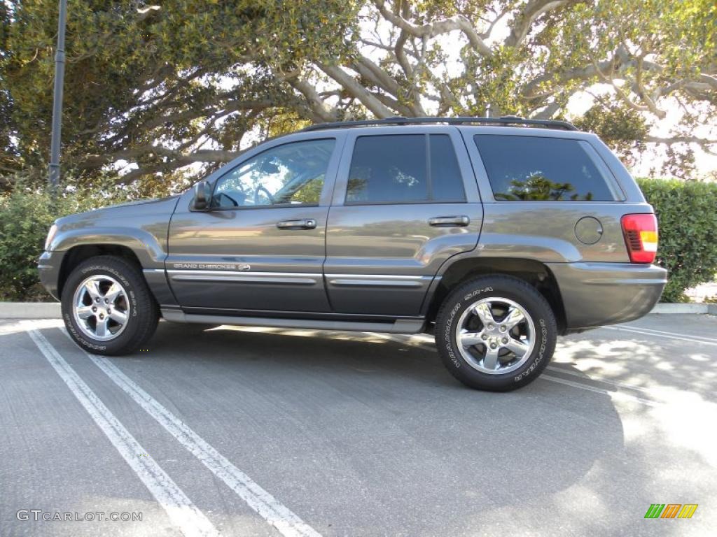 2004 Grand Cherokee Overland 4x4 - Graphite Metallic / Dark Slate Gray photo #14
