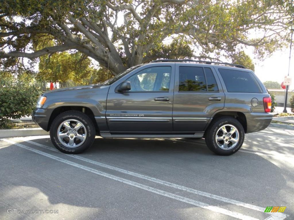 2004 Grand Cherokee Overland 4x4 - Graphite Metallic / Dark Slate Gray photo #20