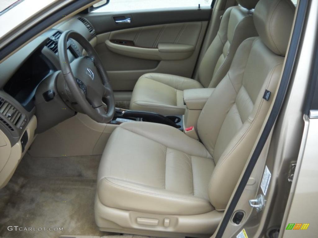 2006 Accord EX Sedan - Desert Mist Metallic / Ivory photo #13