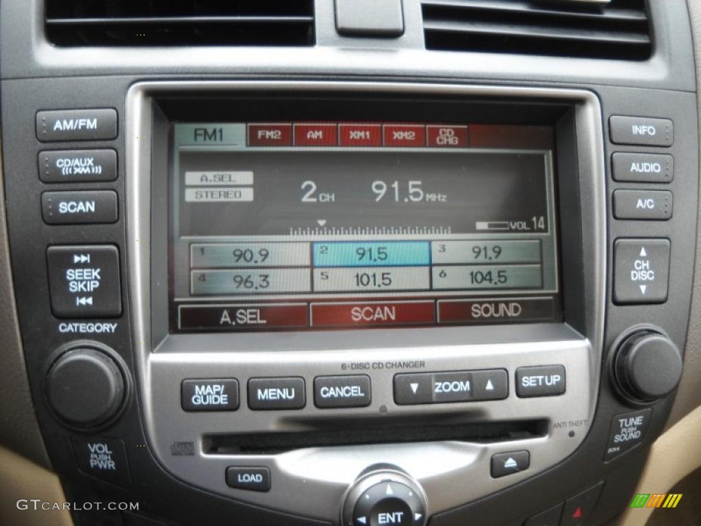 2006 Accord EX Sedan - Desert Mist Metallic / Ivory photo #19