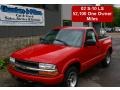 2002 Victory Red Chevrolet S10 LS Regular Cab  photo #1