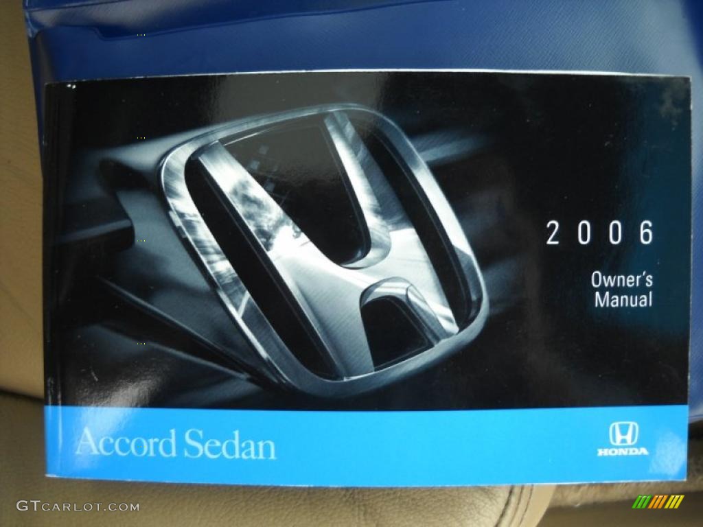 2006 Accord EX Sedan - Desert Mist Metallic / Ivory photo #27