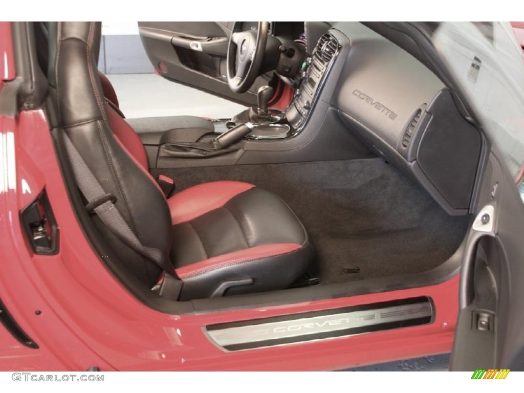 2008 Corvette Z06 - Victory Red / Ebony/Red photo #6