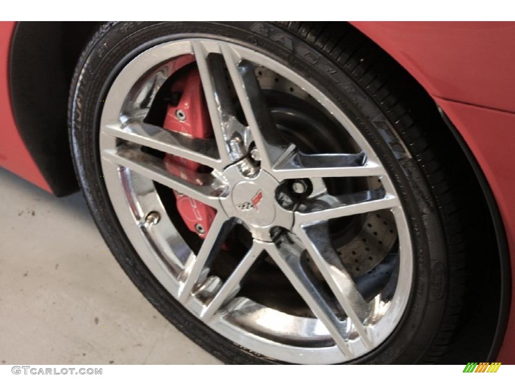 2008 Corvette Z06 - Victory Red / Ebony/Red photo #15