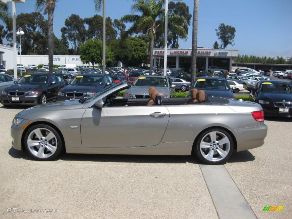 2007 3 Series 335i Convertible - Platinum Bronze Metallic / Saddle Brown/Black photo #2