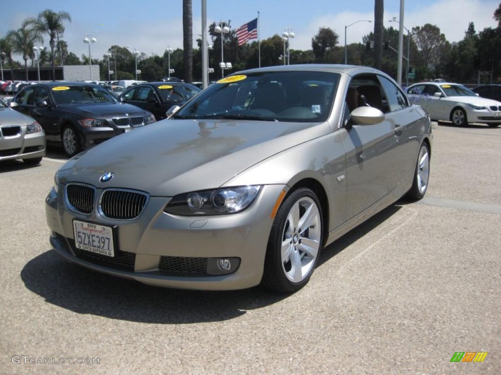 2007 3 Series 335i Convertible - Platinum Bronze Metallic / Saddle Brown/Black photo #3