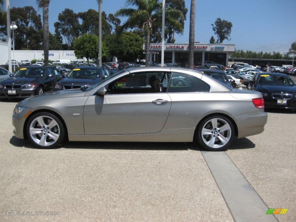 2007 3 Series 335i Convertible - Platinum Bronze Metallic / Saddle Brown/Black photo #4