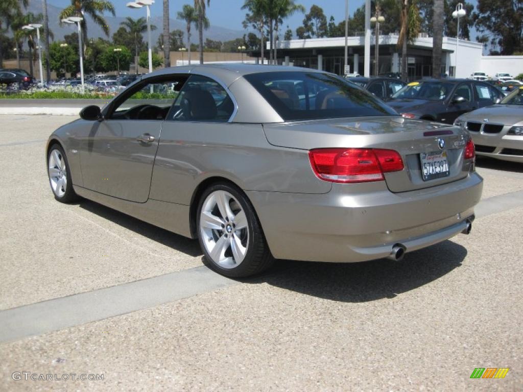 2007 3 Series 335i Convertible - Platinum Bronze Metallic / Saddle Brown/Black photo #5