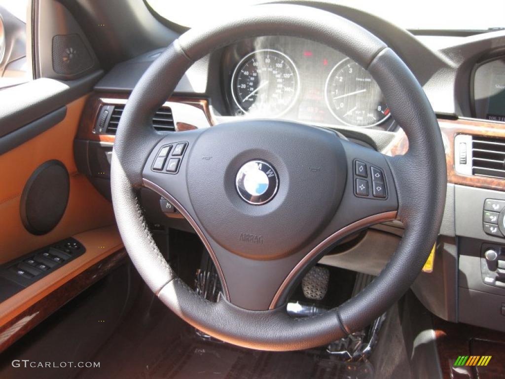 2007 3 Series 335i Convertible - Platinum Bronze Metallic / Saddle Brown/Black photo #15