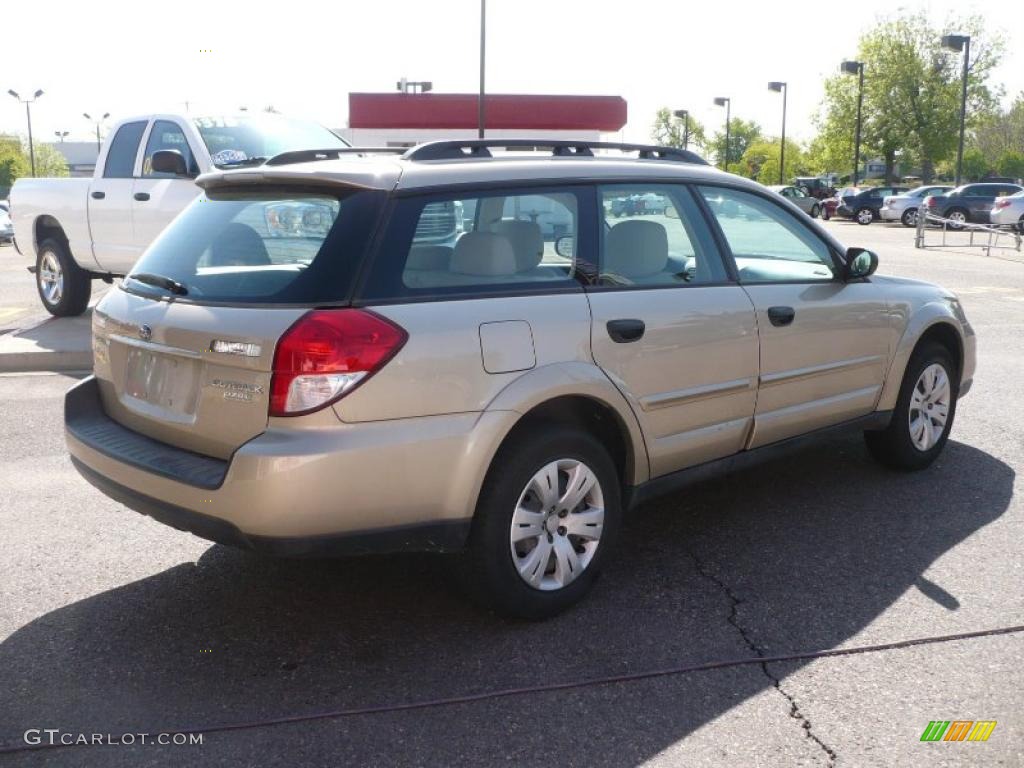 2009 Outback 2.5i Wagon - Harvest Gold Metallic / Warm Ivory photo #4