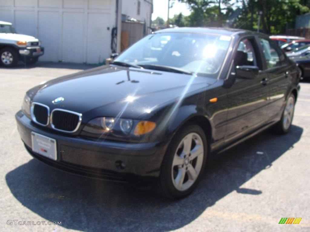2004 3 Series 325xi Sedan - Jet Black / Black photo #4