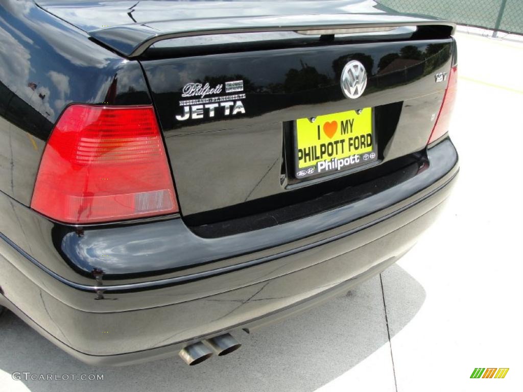 2003 Jetta Wolfsburg Edition 1.8T Sedan - Black / Grey photo #21
