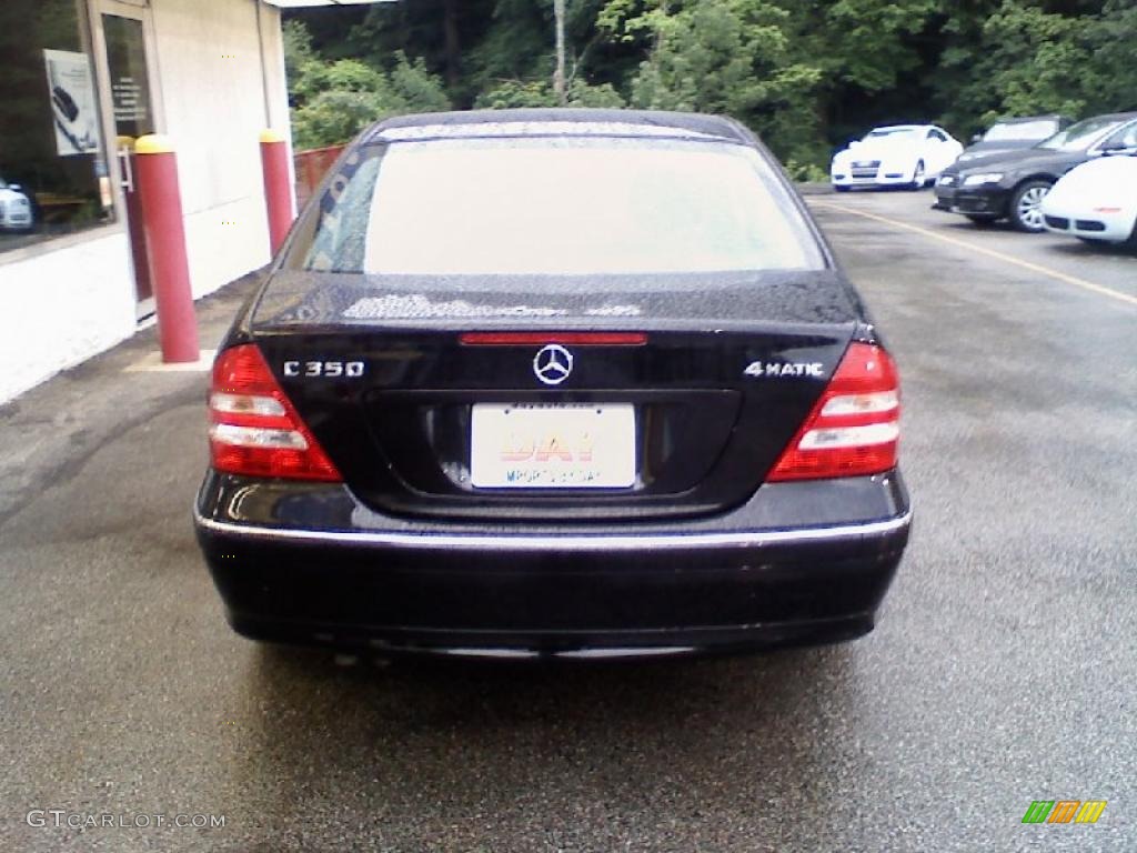 2007 C 350 Luxury - Black / Black photo #6