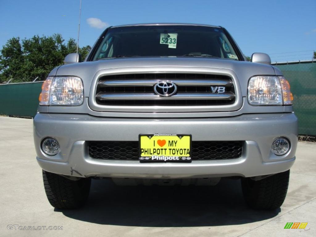 2004 Sequoia Limited - Silver Sky Metallic / Charcoal photo #9