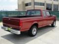 1992 Electric Current Red Pearl Ford F150 S Extended Cab  photo #3