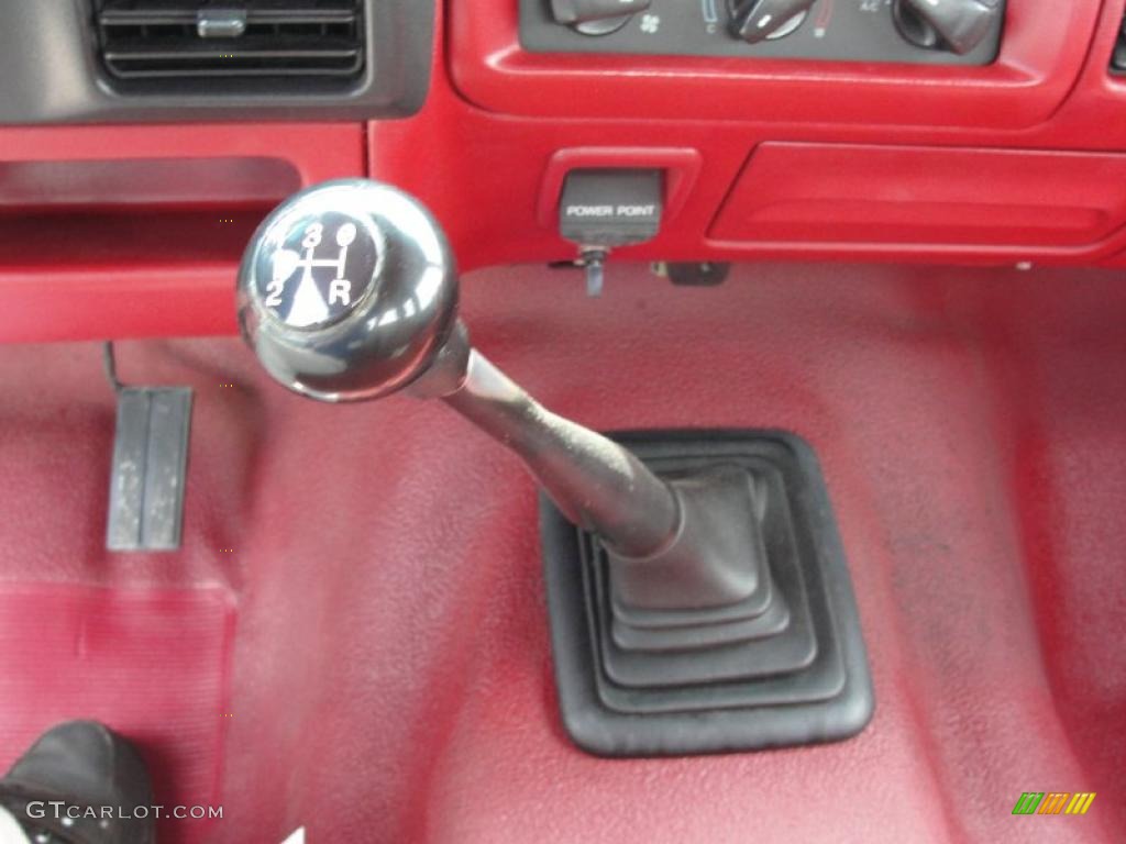 1992 F150 S Extended Cab - Electric Current Red Pearl / Red photo #30