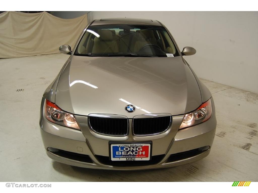 2007 3 Series 328i Sedan - Sonora Metallic / Beige photo #5