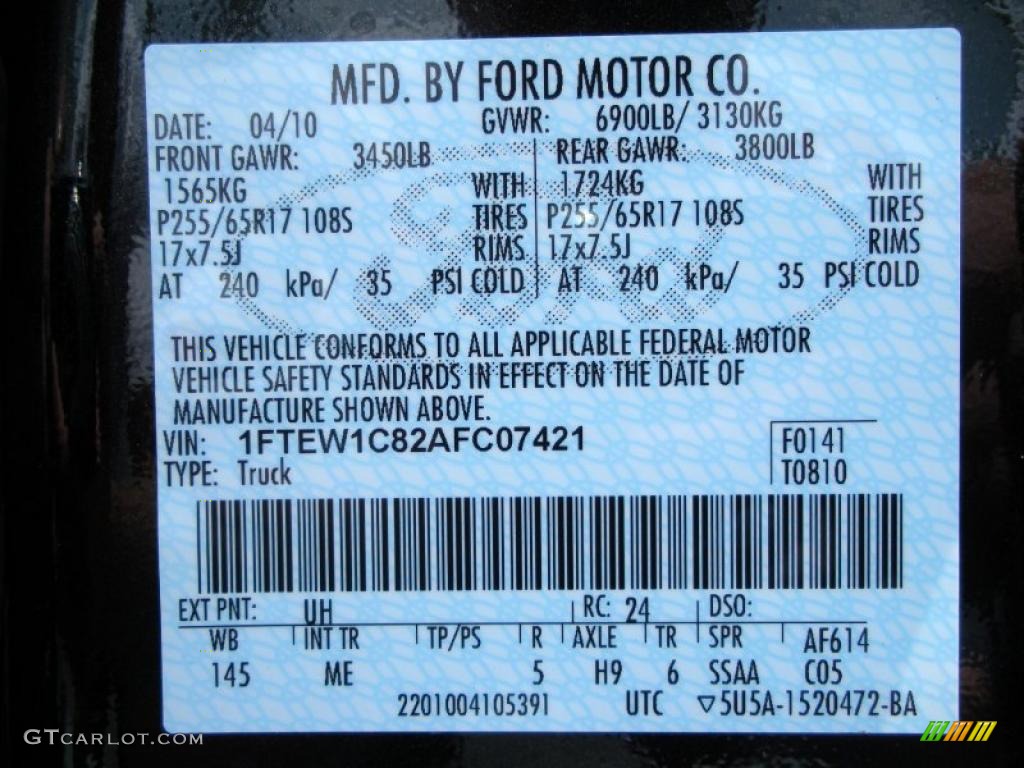 2010 F150 XLT SuperCrew - Tuxedo Black / Medium Stone photo #12