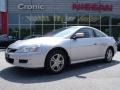 2007 Alabaster Silver Metallic Honda Accord EX-L Coupe  photo #1