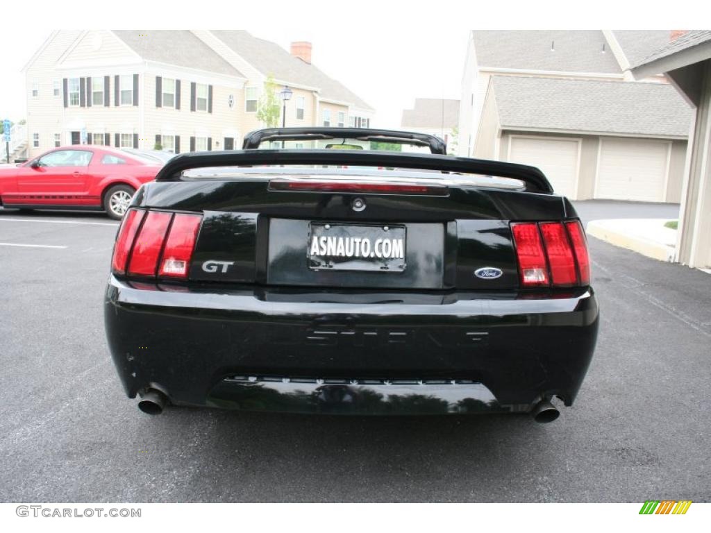 2000 Mustang GT Convertible - Black / Dark Charcoal photo #5